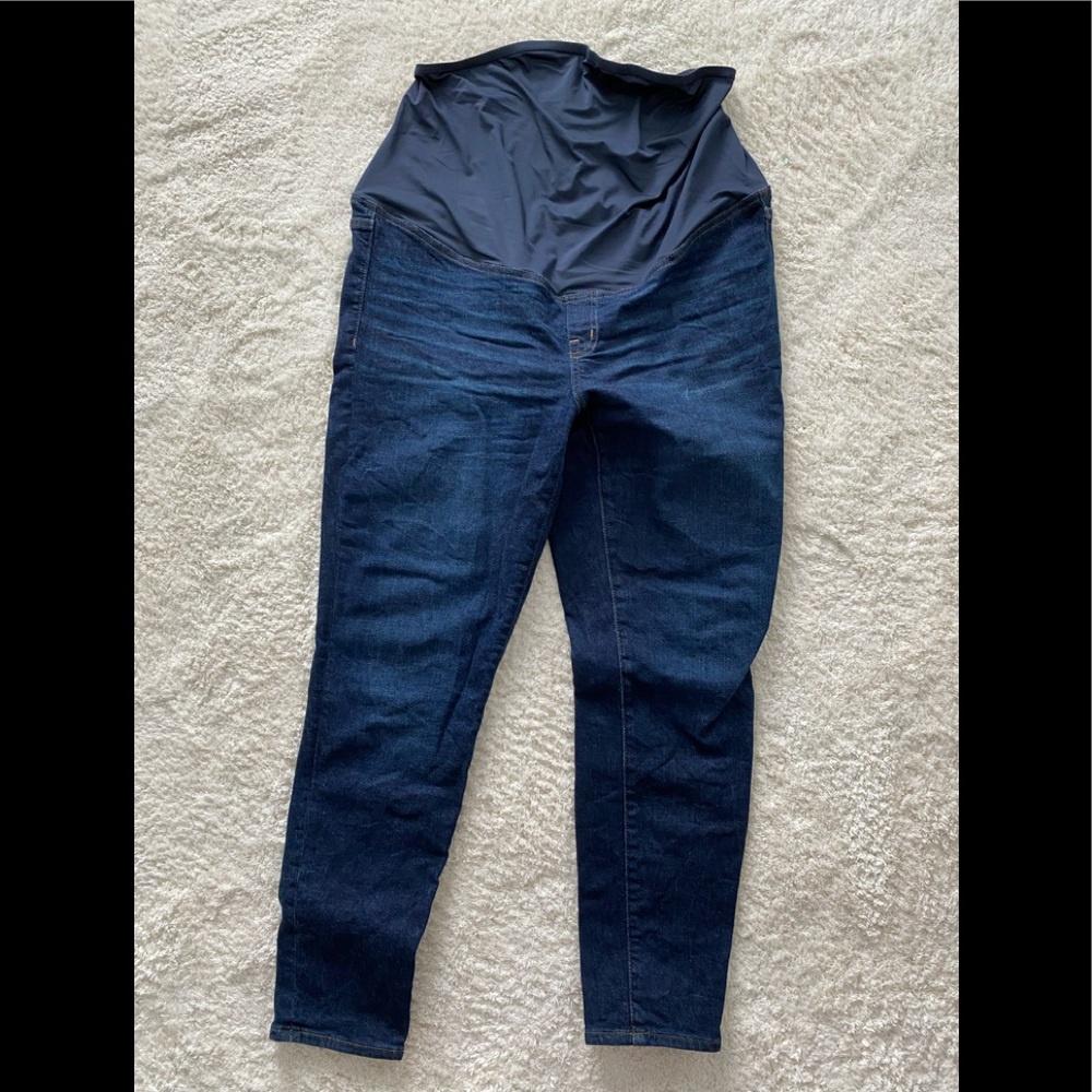 Size 31 over belly Madewell maternity jeans